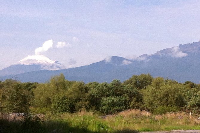 Private Tour Puebla and Cholula - Cholula’s archaeological site and volcano views