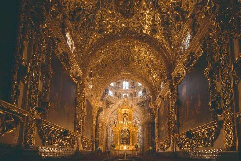 Puebla the Talavera city & Cholula the Greatest Pyramid - Puebla Cathedral and the city’s Talavera style