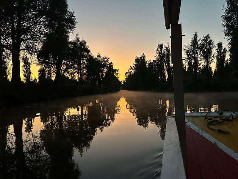 Sunrise in Xochimilco - Sunrise at Tlilac Island