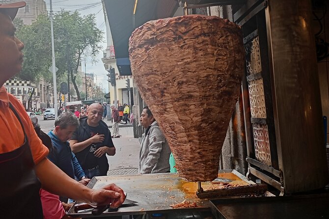 Taco and History Tour in the All Inclusive Historic Center - Al pastor at one of the oldest taquerias