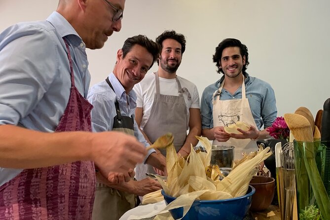 Tamales Making Fiesta and Roof Top Meal - The rooftop meal after cooking