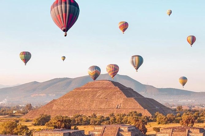 Teotihuacan Balloon ride + Transportation + Breakfast + Pyramids - What the flight is really like