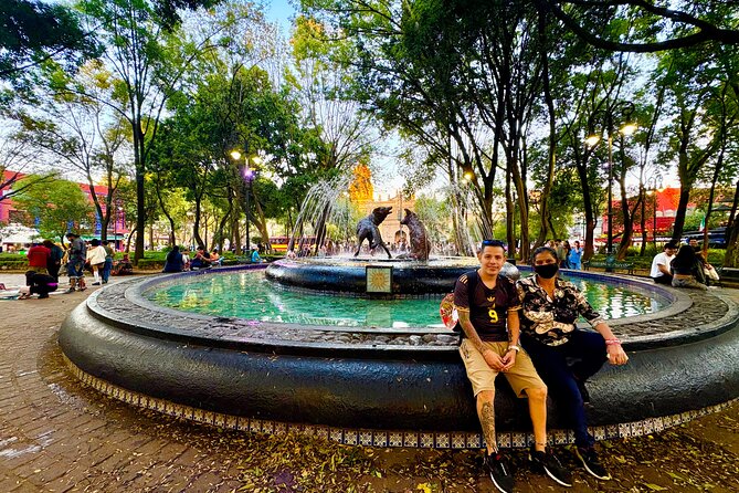 the bohemian neighbourhood of Coyoacan - Starting at the Capilla de la Conchita