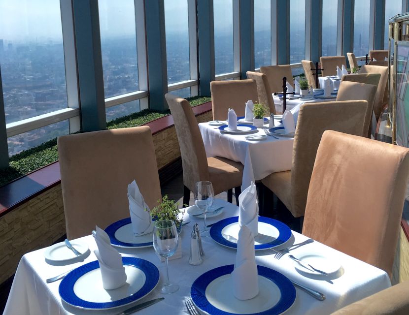 The Gala Dinner at Bellini in Mexico City - Bellini at night, Mexico City from above