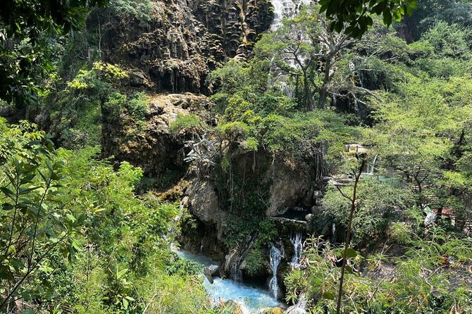 Tolantongo Private Tour + Pastes + One Day at the Hot Springs - Walking beside the warm thermal river