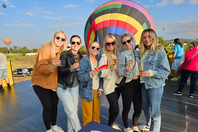 Unforgettable Hot Air Balloon Ride Over the City of the Gods - The pyramid view from above