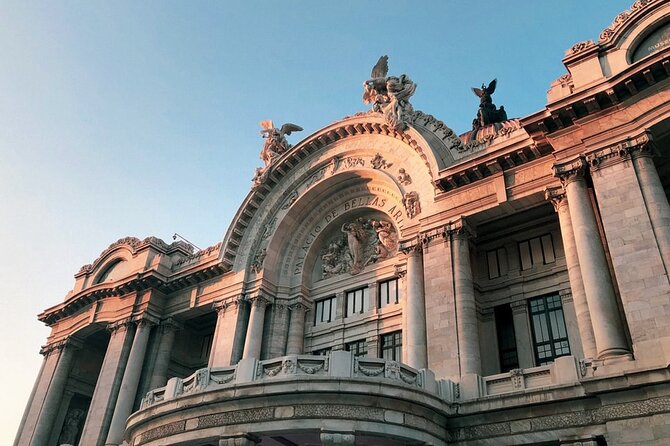 Walking Mexico City Tour with Anthropology Museum - Fine Arts Palace, where the city starts in grand style