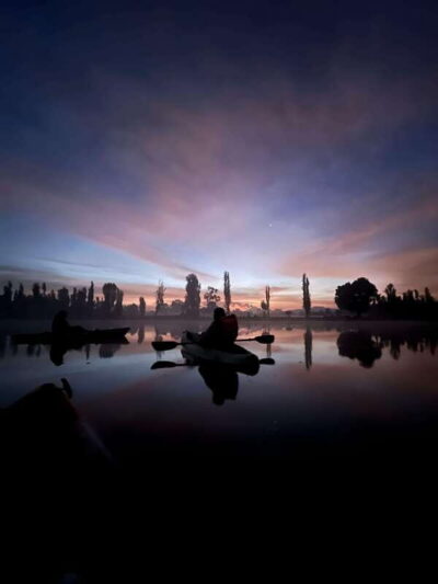 amanecer en kayak Ciudad de México