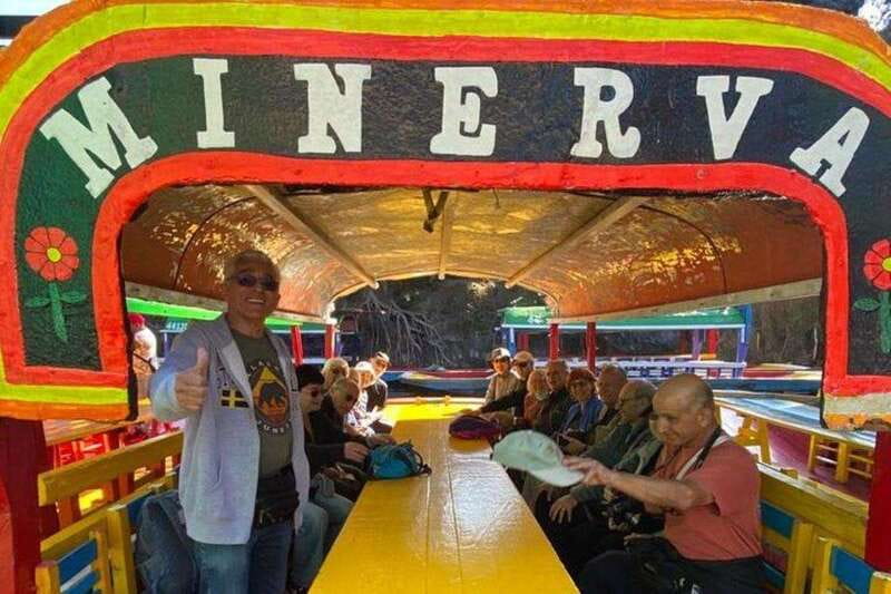 Xochimilco floating gardens, Coyoacan and UNAM murals - UNAM gives you murals, architecture, and a very short stop