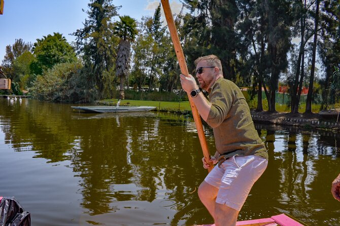 Xochimilco International boat party with open bar and tacos - What you get for $54