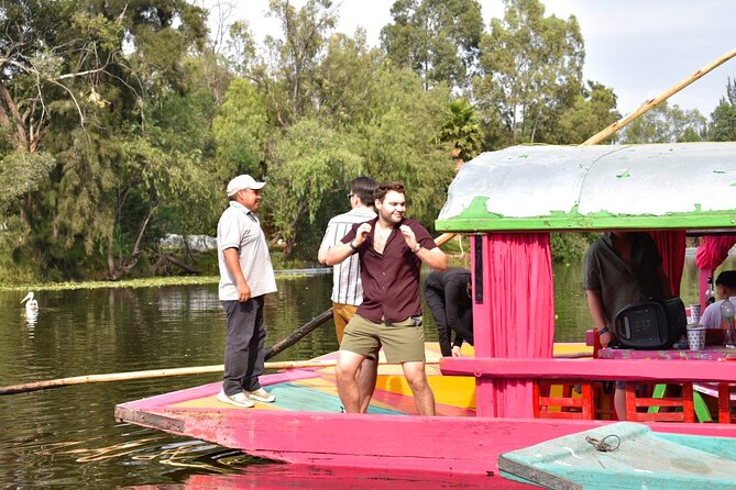 Xochimilco International boat party with open bar and tacos - Music, dancing, and a shared international crowd
