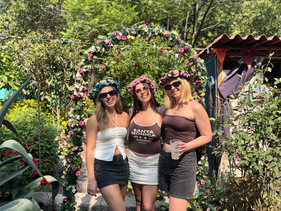Xochimilco's Wild Side: Mezcal, Insects & Culture - The chinampa stop for photos and a breather